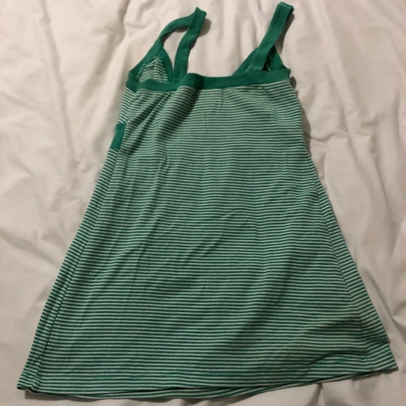 Green striped Daytrip tank top - M - Picture 3 of 3